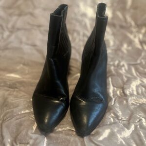 Leather Black Women's Boots